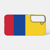 Samsung Galaxy S22 Hoesje Vlag van Colombia (Achterkant horizontaal)