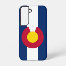 Samsung Galaxy S22 Hoesje Vlag van Colorado