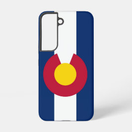 Samsung Galaxy S22 Hoesje Vlag van Colorado