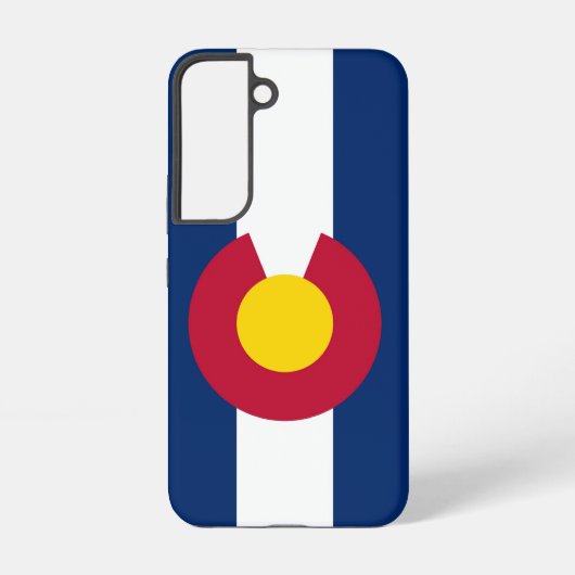 Samsung Galaxy S22 Hoesje Vlag van Colorado (Achterkant)