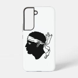 Samsung Galaxy S22 Hoesje Vlag van Corsica