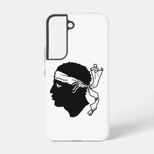 Samsung Galaxy S22 Hoesje Vlag van Corsica (Achterkant)