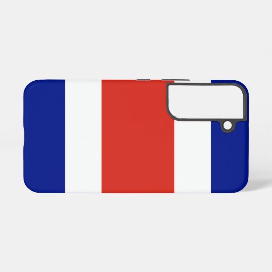 Samsung Galaxy S22 Hoesje Vlag van Costa Rica (Achterkant horizontaal)