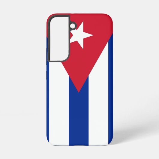 Samsung Galaxy S22 Hoesje Vlag van Cuba (Achterkant)