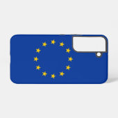 Samsung Galaxy S22 Hoesje Vlag van de EU (Achterkant horizontaal)