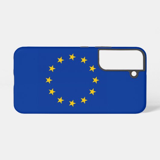 Samsung Galaxy S22 Hoesje Vlag van de EU (Achterkant horizontaal)