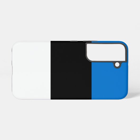 Samsung Galaxy S22 Hoesje Vlag van Estland (Achterkant horizontaal)
