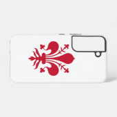 Samsung Galaxy S22 Hoesje Vlag van Florence (Achterkant horizontaal)