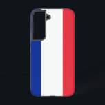 Samsung Galaxy S22 Hoesje Vlag van Frankrijk<br><div class="desc">Maak van uw Samsung Galaxy S22 een symbool van Franse trots met onze exclusieve cover met de vlag van Frankrijk! Deze cover, die met veel aandacht voor detail is gemaakt, laat met trots het iconische ontwerp van de Franse vlag zien. De vlag toont drie verticale strepen van blauw, wit en...</div>