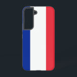 Samsung Galaxy S22 Hoesje Vlag van Frankrijk<br><div class="desc">Maak van uw Samsung Galaxy S22 een symbool van Franse trots met onze exclusieve cover met de vlag van Frankrijk! Deze cover, die met veel aandacht voor detail is gemaakt, laat met trots het iconische ontwerp van de Franse vlag zien. De vlag toont drie verticale strepen van blauw, wit en...</div>