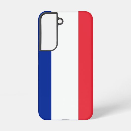 Samsung Galaxy S22 Hoesje Vlag van Frankrijk (Achterkant)