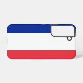 Samsung Galaxy S22 Hoesje Vlag van Frankrijk (Achterkant horizontaal)