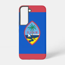 Samsung Galaxy S22 Hoesje Vlag van Guam