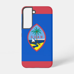 Samsung Galaxy S22 Hoesje Vlag van Guam