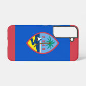 Samsung Galaxy S22 Hoesje Vlag van Guam (Achterkant horizontaal)