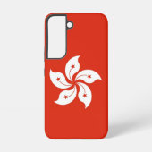 Samsung Galaxy S22 Hoesje Vlag van Hongkong (Achterkant)