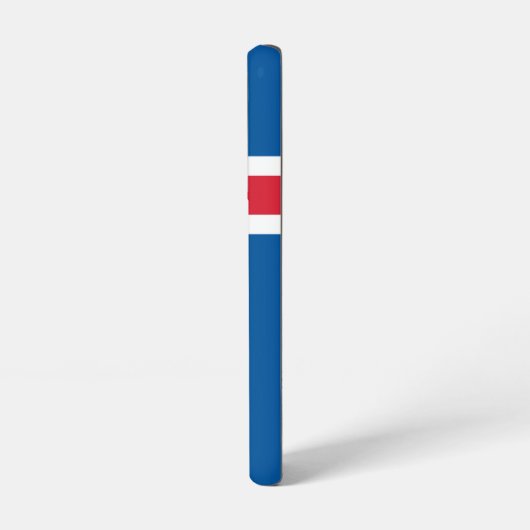 Samsung Galaxy S22 Hoesje Vlag van IJsland (Linkerkant)