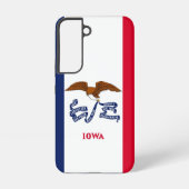 Samsung Galaxy S22 Hoesje Vlag van Iowa