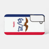 Samsung Galaxy S22 Hoesje Vlag van Iowa (Achterkant horizontaal)
