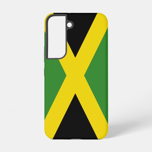 Samsung Galaxy S22 Hoesje Vlag van Jamaica (Achterkant)