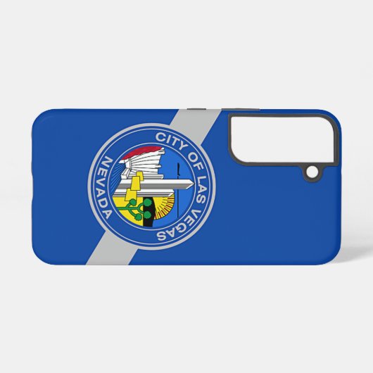 Samsung Galaxy S22 Hoesje Vlag van Las Vegas (Achterkant horizontaal)
