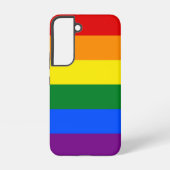 Samsung Galaxy S22 Hoesje Vlag van LGBT (Achterkant)
