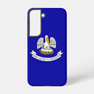 Samsung Galaxy S22 Hoesje Vlag van Louisiana
