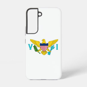 Samsung Galaxy S22 Hoesje Vlag van Maagdeneilanden