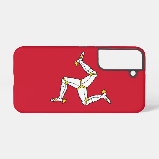 Samsung Galaxy S22 Hoesje Vlag van Man (Achterkant horizontaal)