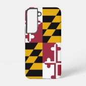 Samsung Galaxy S22 Hoesje Vlag van Maryland (Achterkant)