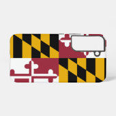 Samsung Galaxy S22 Hoesje Vlag van Maryland (Achterkant horizontaal)