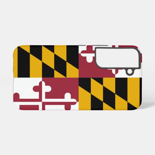Samsung Galaxy S22 Hoesje Vlag van Maryland (Achterkant horizontaal)