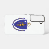 Samsung Galaxy S22 Hoesje Vlag van Massachusetts (Achterkant horizontaal)