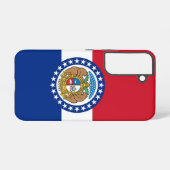 Samsung Galaxy S22 Hoesje Vlag van Missouri (Achterkant horizontaal)