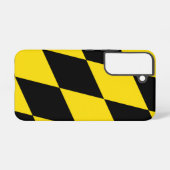 Samsung Galaxy S22 Hoesje Vlag van München (Achterkant horizontaal)