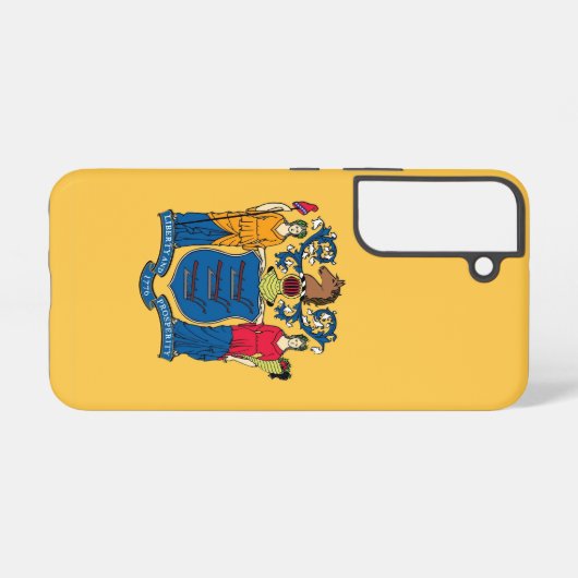 Samsung Galaxy S22 Hoesje Vlag van New Jersey (Achterkant horizontaal)