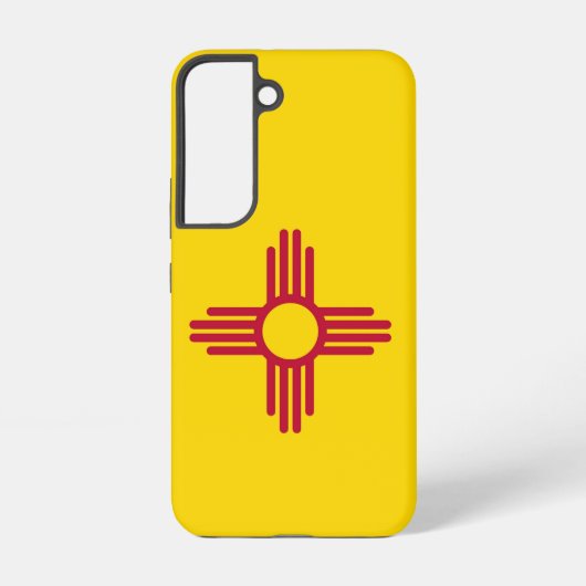 Samsung Galaxy S22 Hoesje Vlag van New Mexico (Achterkant)