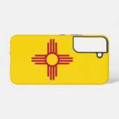 Samsung Galaxy S22 Hoesje Vlag van New Mexico (Achterkant horizontaal)