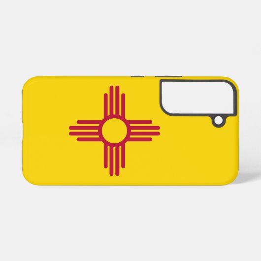 Samsung Galaxy S22 Hoesje Vlag van New Mexico (Achterkant horizontaal)