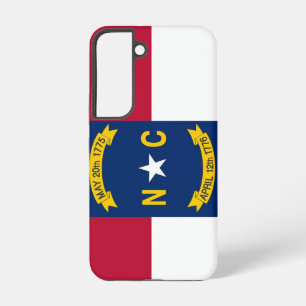 Samsung Galaxy S22 Hoesje Vlag van North Carolina