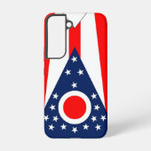 Samsung Galaxy S22 Hoesje Vlag van Ohio State (Achterkant)