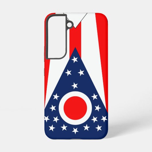 Samsung Galaxy S22 Hoesje Vlag van Ohio State (Achterkant)