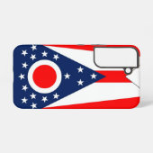 Samsung Galaxy S22 Hoesje Vlag van Ohio State (Achterkant horizontaal)