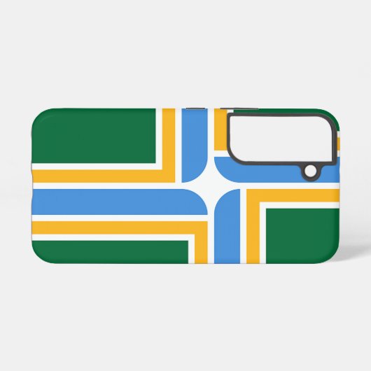 Samsung Galaxy S22 Hoesje Vlag van Portland (Achterkant horizontaal)