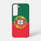 Samsung Galaxy S22 Hoesje Vlag van Portugal (Achterkant)