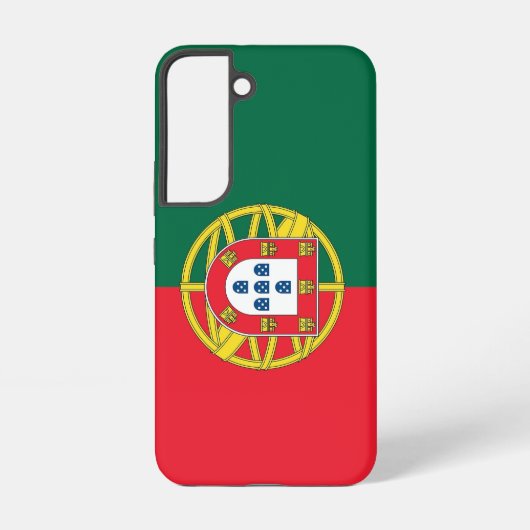 Samsung Galaxy S22 Hoesje Vlag van Portugal (Achterkant)