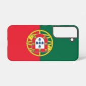 Samsung Galaxy S22 Hoesje Vlag van Portugal (Achterkant horizontaal)