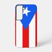 Samsung Galaxy S22 Hoesje Vlag van Puerto Rico (Achterkant)