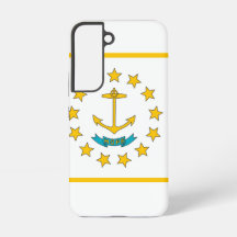 Samsung Galaxy S22 Hoesje Vlag van Rhode Island