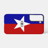 Samsung Galaxy S22 Hoesje Vlag van San Antonio (Achterkant horizontaal)